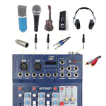 Ammoon F4-USB 3 Channel Digital Mic Line Audio Mixer
