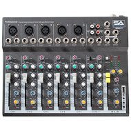 Seismic Audio - Slider7 - 7 Channel Mixer Console with USB Interface