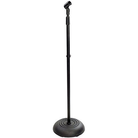Universal Mic Mount and Stand with Heavy Compact Base