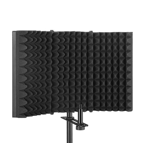 Foldable Microphone Acoustic Isolation Shield
