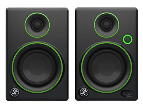 Mackie Studio Monitor, Black w/Green Trim, 3-inch (CR3)(Pair)