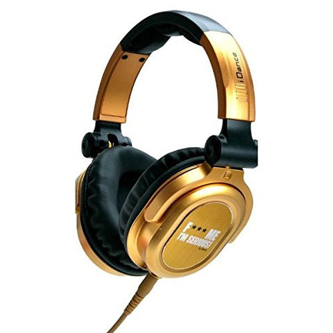 IDANCE FDJ500 - Watt - Channel Recording Studio Headphones, Gold and Black
