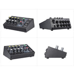 Ammoon AM-228 Ultra-compact Low Noise 8 Channels Mono/Stereo Audio Sound Mixer