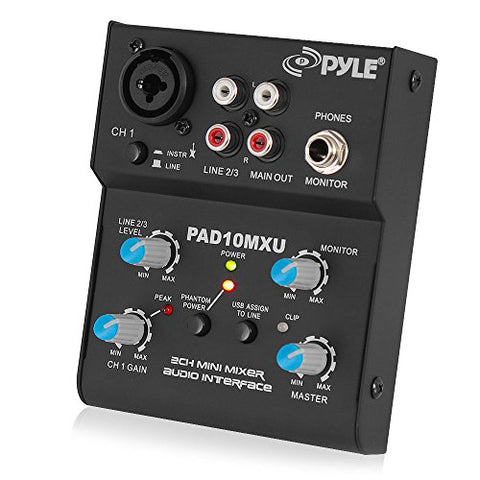 Pyle 2-Channel Audio Mixer