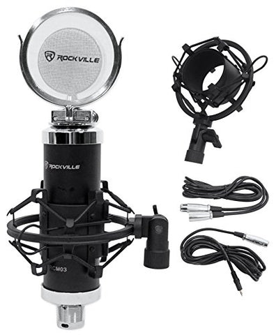 Rockville RCM03 Pro Studio Recording Condenser Microphone