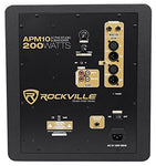 Rockville Apm10b 10" 400W Powered/Active Studio Subwoofer Pro Reference Sub