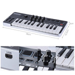 SAMSON Graphite M25 Portable Mini 25-Key USB MIDI Keyboard Controller