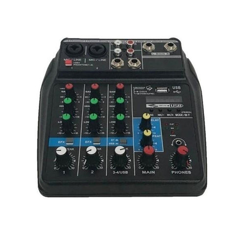TU04 BT Sound Mixing Console Record Plus Effects 4 Channel Audio Mixer